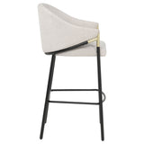 Chadwick Beige Fabric Upholstered Bar Chair (Set of 2) - Ornate Home