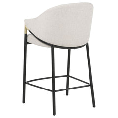 Chadwick Beige Fabric Upholstered Counter Height Chair (Set of 2) - Ornate Home