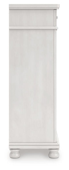 Chadworth Antique White Chest of Drawers - Ornate Home