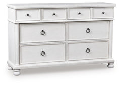 Chadworth Antique White Dresser - Ornate Home