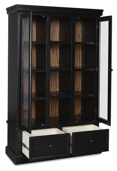Chadworth Black/Brown Curio - Ornate Home