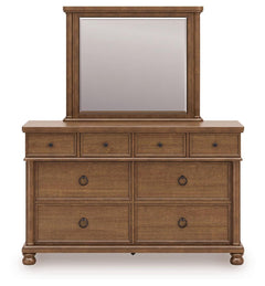 Chadworth Brown Dresser and Mirror - Ornate Home