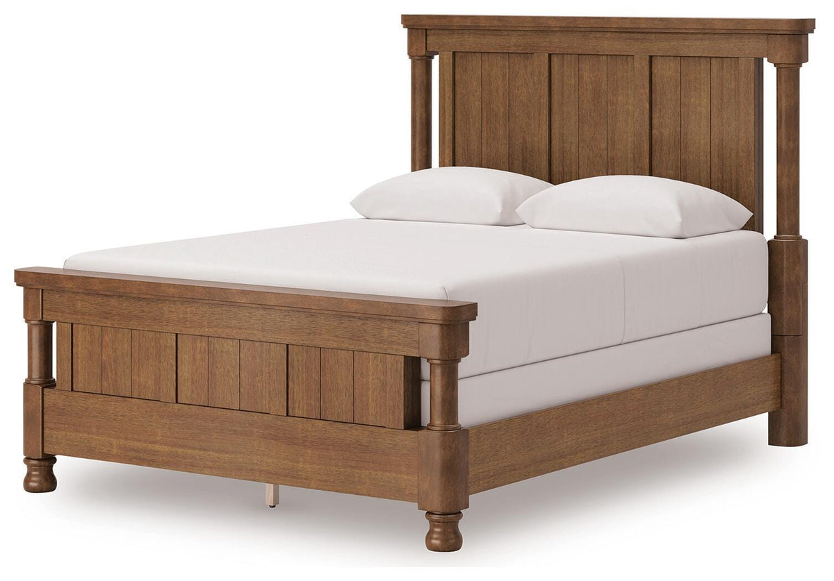 Chadworth Brown Queen Poster Bed (Online Special Price) - Ornate Home