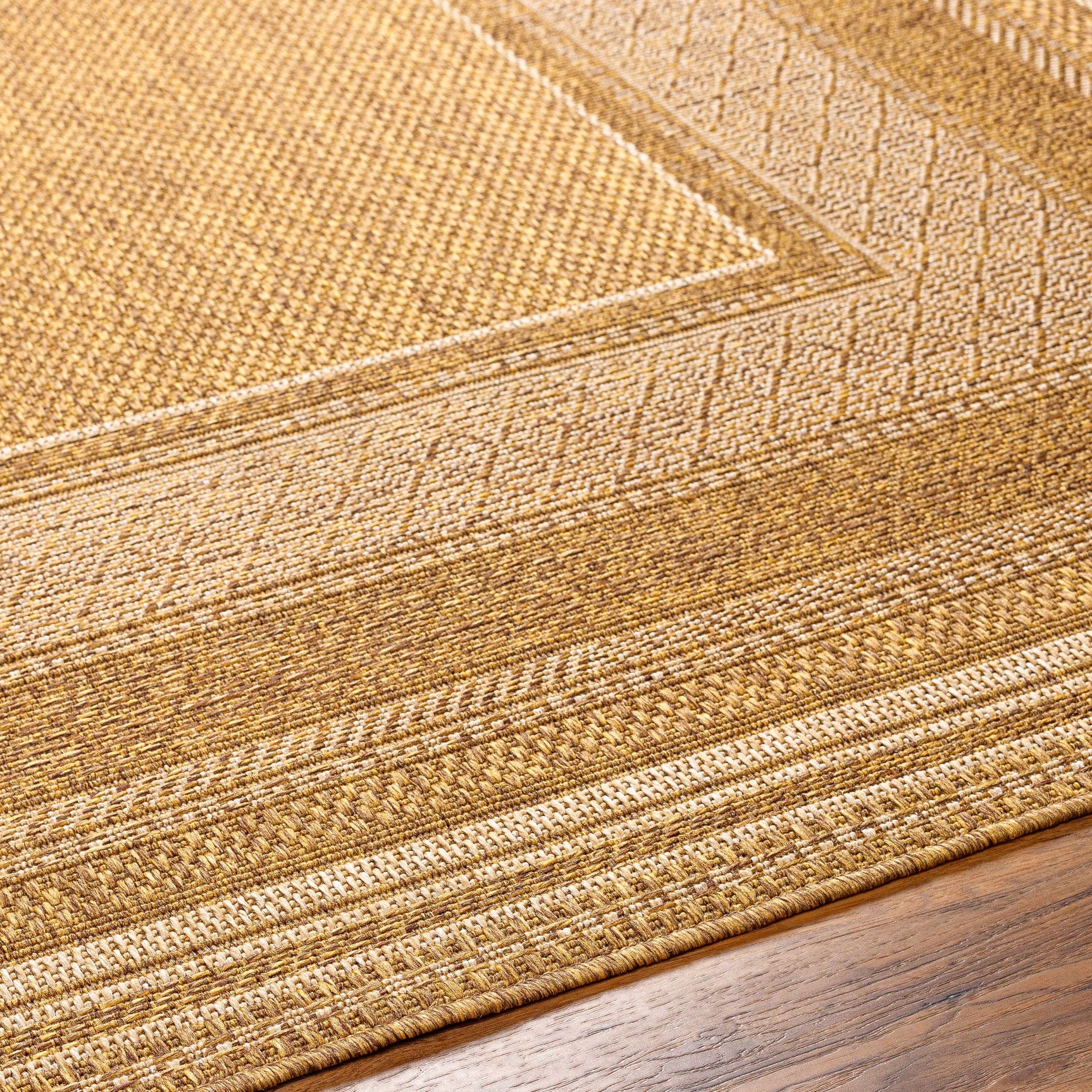 Chael Flatweave Faux Jute Outdoor Rug - Ornate Home