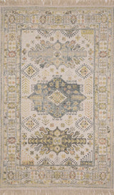 Chaela Ivory & Olive Area Rug - Ornate Home