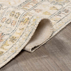 Chaela Ivory & Olive Area Rug - Ornate Home