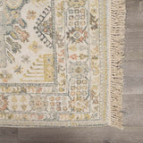 Chaela Ivory & Olive Area Rug - Ornate Home