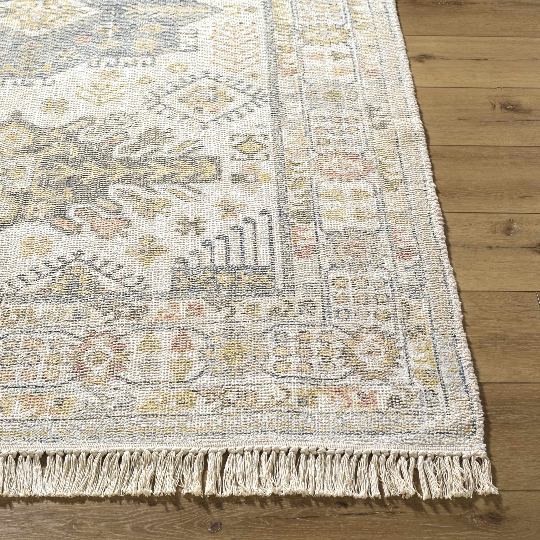 Chaela Ivory & Olive Area Rug - Ornate Home