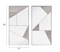 Chafik Mirrored, Chrome & Accent Mirror (Wall) - Ornate Home