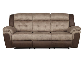 Chai Brown Double Reclining Sofa - Ornate Home