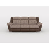 Chai Brown Double Reclining Sofa - Ornate Home