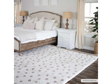 Chaia Dotted Cream & Brown Plush Rug - Ornate Home