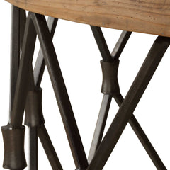 Chain Reaction Brown Wooden Coffee Table - Ornate Home