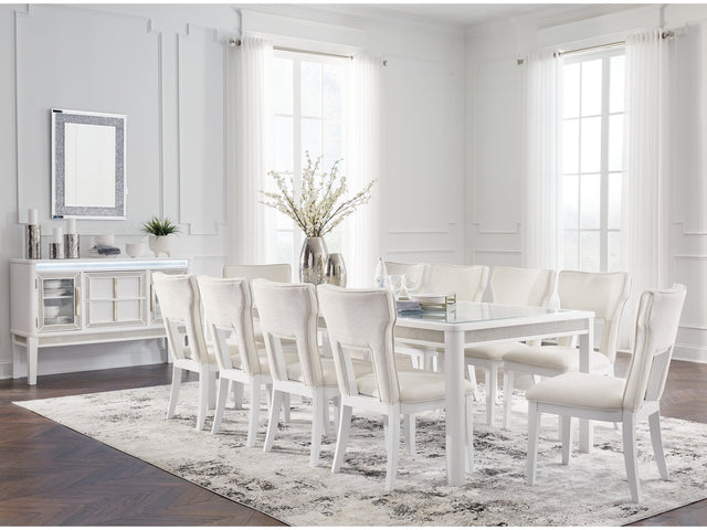 Chalanna Dining Table and 10 Chairs - Ornate Home