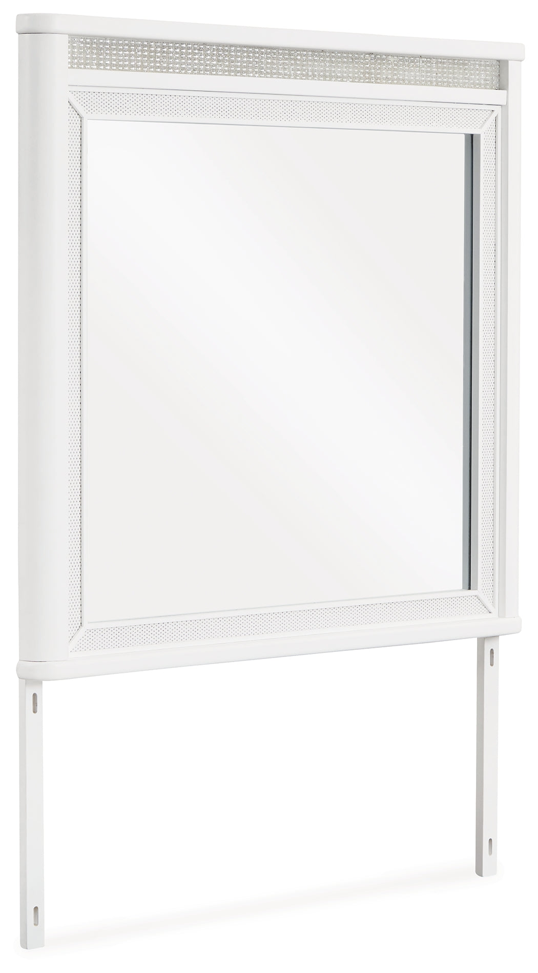 Chalanna White Bedroom Mirror - Ornate Home