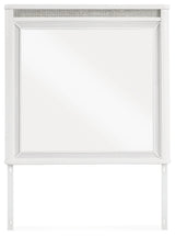 Chalanna White Bedroom Mirror - Ornate Home