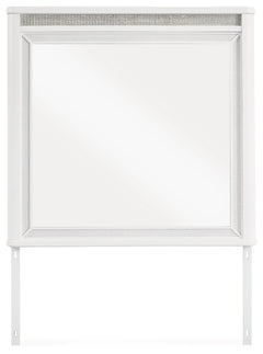 Chalanna White Bedroom Mirror - Ornate Home