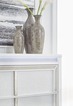 Chalanna White Chest of Drawers - Ornate Home