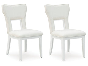Chalanna White Dining Chair ( Set of 2) (Online Special Price) - Ornate Home