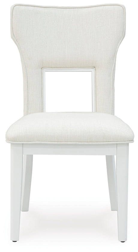 Chalanna White Dining Chair ( Set of 2) - Ornate Home