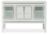 Chalanna White Dining Server (Online Special Price) - Ornate Home