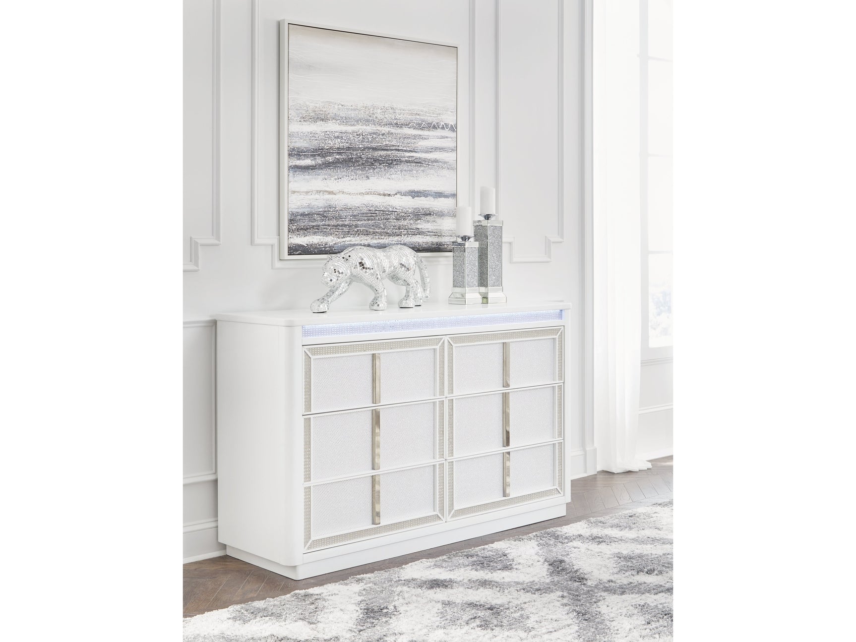 Chalanna White Dresser (Online Special Price) - Ornate Home