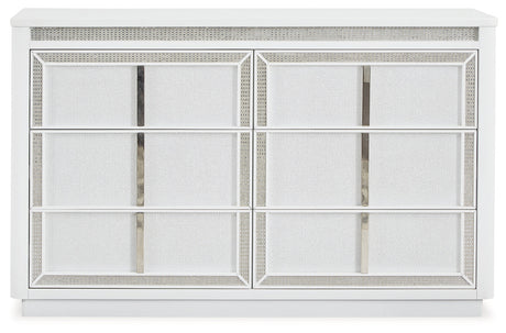 Chalanna White Dresser - Ornate Home