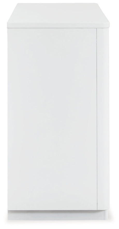 Chalanna White Dresser - Ornate Home