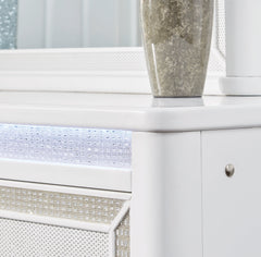 Chalanna White Dresser - Ornate Home
