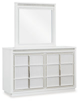 Chalanna White Dresser and Mirror (Online Special Price) - Ornate Home