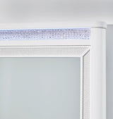 Chalanna White Dresser and Mirror - Ornate Home