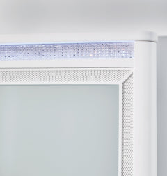 Chalanna White Dresser and Mirror - Ornate Home