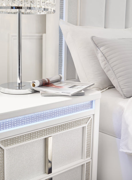 Chalanna White Nightstand - Ornate Home