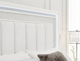 Chalanna White Queen Upholstered Storage Bed (Online Special Price) - Ornate Home