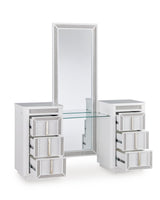 Chalanna White Vanity with Mirror (Online Special Price) - Ornate Home