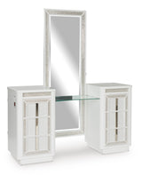 Chalanna White Vanity with Mirror - Ornate Home