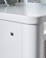 Chalanna White Vanity with Mirror - Ornate Home