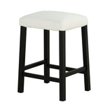 Chalcedony Black/White/Ivory 3 Pc. Counter Ht. Table Set w/ USB - Ornate Home