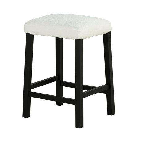 Chalcedony Black/White/Ivory 3 Pc. Counter Ht. Table Set w/ USB - Ornate Home