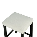 Chalcedony Black/White/Ivory 3 Pc. Counter Ht. Table Set w/ USB - Ornate Home