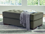 Chalcombe Olive Oversized Accent Ottoman - Ornate Home