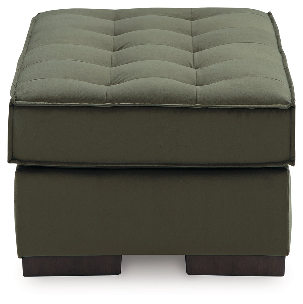 Chalcombe Olive Oversized Accent Ottoman - Ornate Home