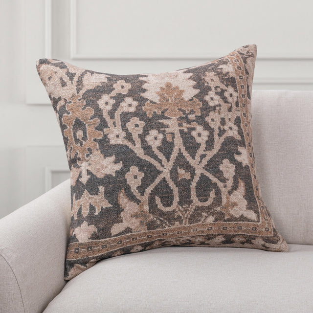 Chalet Dark Clove Brown 22"x22" Throw Pillow (Set of 2)