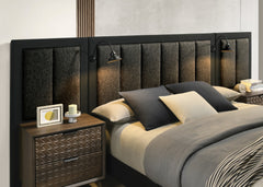 Chalfont Dark Brown Eastern King Bed - Ornate Home