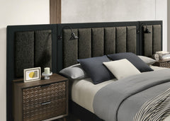 Chalfont Dark Brown Eastern King Bed - Ornate Home