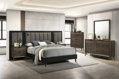 Chalfont Dark Brown Queen Wall Panel (2/CTN) - Ornate Home