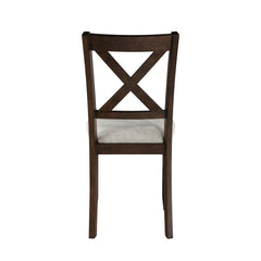 Challis Brown 7-Piece Pack Dinette Set - Ornate Home