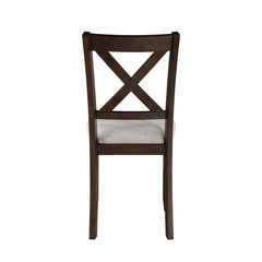 Challis Brown 7-Piece Pack Dinette Set - Ornate Home