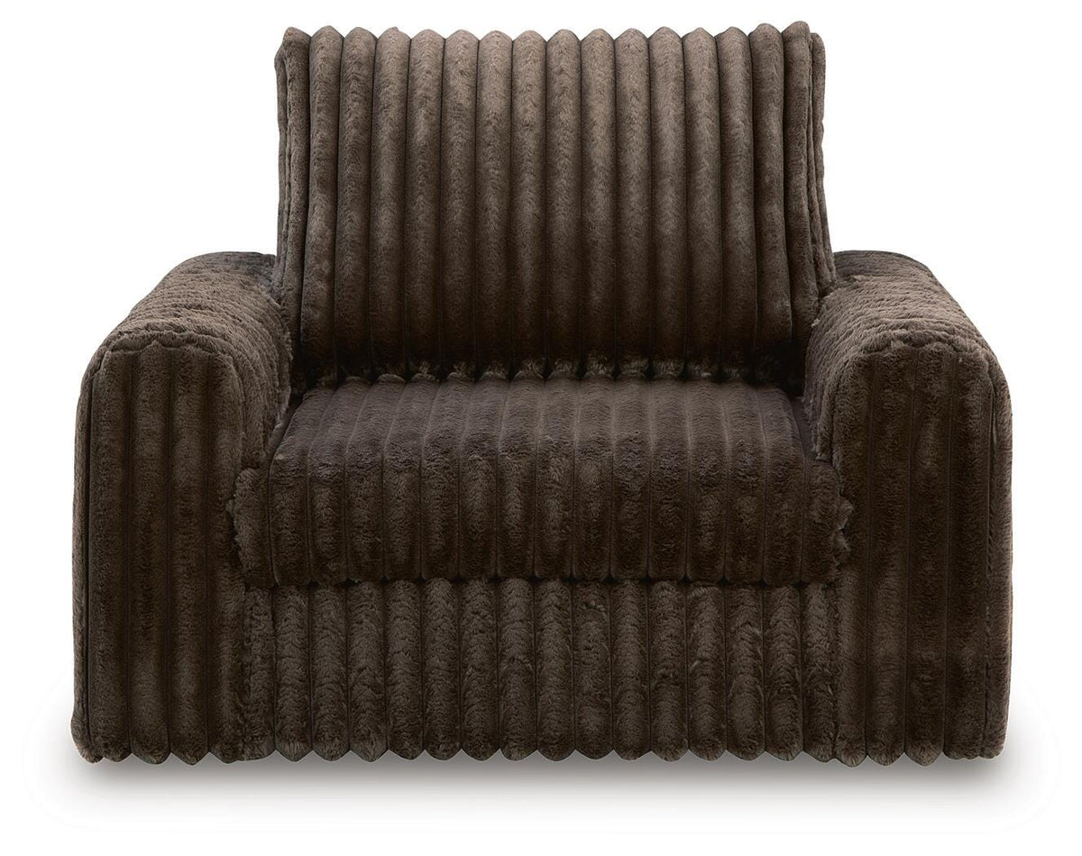 Chalmers Chocolate Power Gliding Chaise - Ornate Home