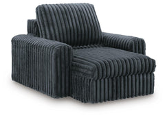 Chalmers Gunmetal Power Gliding Chaise - Ornate Home